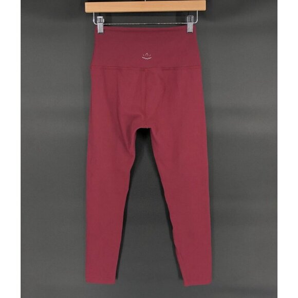 Beyond Yoga Womens Spacedye High-Rise Capri Leggings Size M Burgundy Activewear - Picture 2 of 9